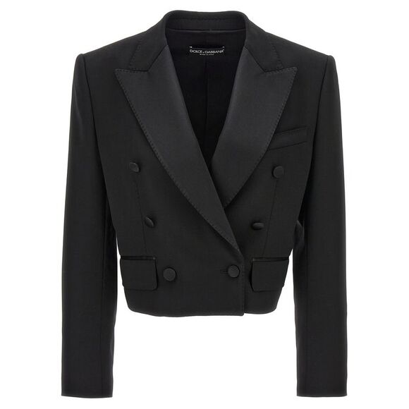Dolce & Gabbana Women 'Tuxedo' Crop Blazer